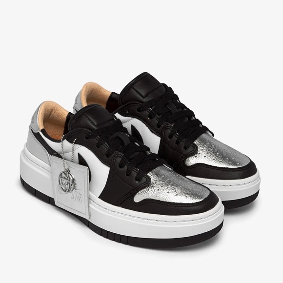 Nike Shoes - Nike Air Jordan 1 Womens Elevate Low sneakers in black and silver